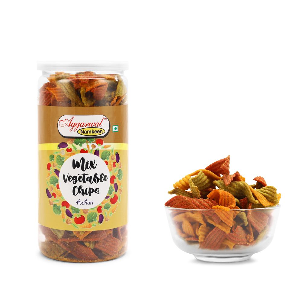 Mix vegetable Achari chips