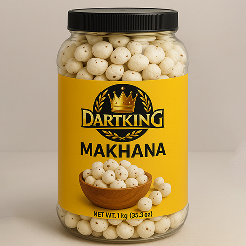 1Kg Plain Makhana - Color: White
