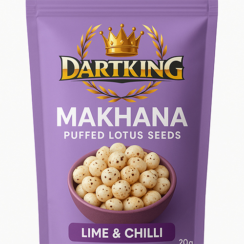20Gm Lime And Chilli Makhana - Color: White