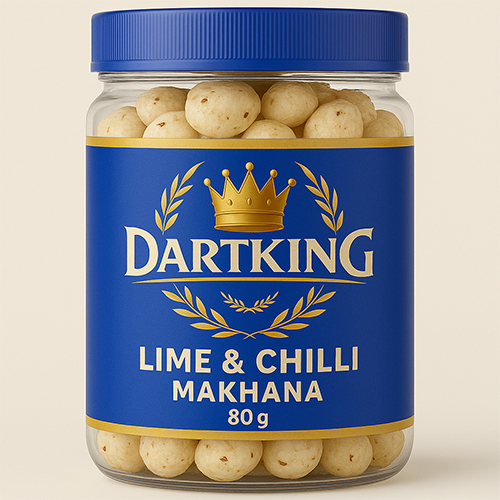 80Gm Lime And Chilli Makhana - Color: White