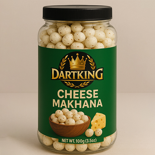 100Gm Cheese Makhana - Color: White