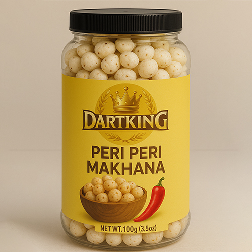 100Gm Peri Peri Makhana - Color: White
