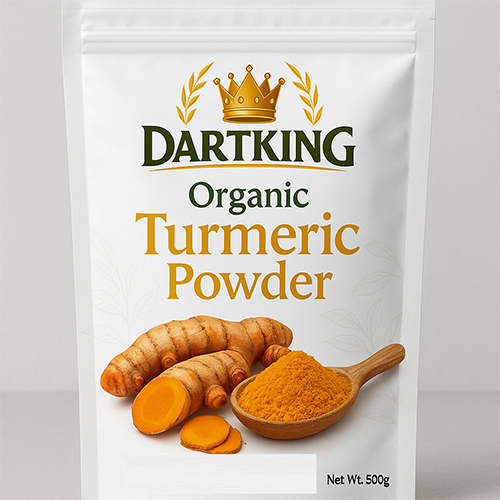 Organic Turmeric Powder - Color: Yellow