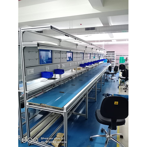 Assembly Line - Color: Blue & Silver