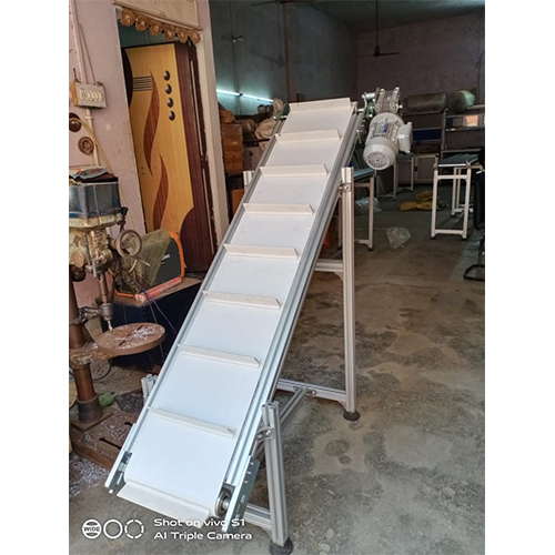 Cleated Inclined Belt Conveyor