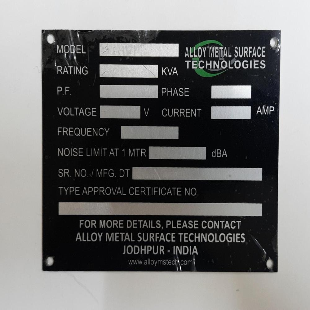 Aluminum Name Plate