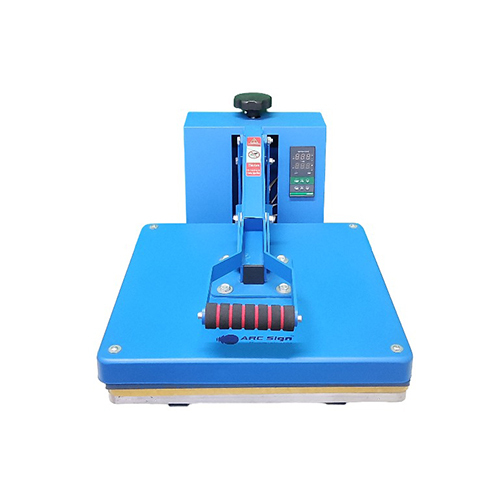 Blue Color Flat Press Machine With Coating