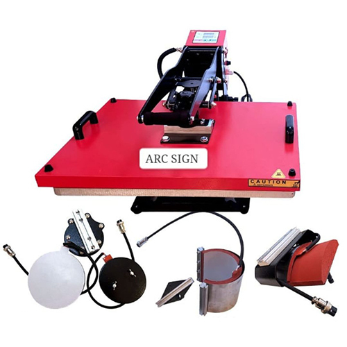 Premium 5 In 1 Combo Heat Press Machine - Automatic Grade: Semi-Automatic
