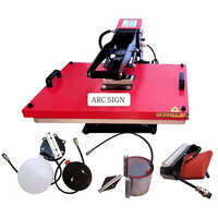 Premium 5 In 1 Combo Heat Press Machine - Automatic Grade: Semi-automatic
