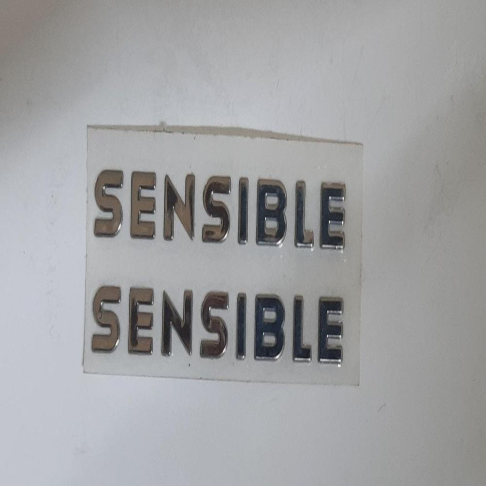Nickel Name Plate