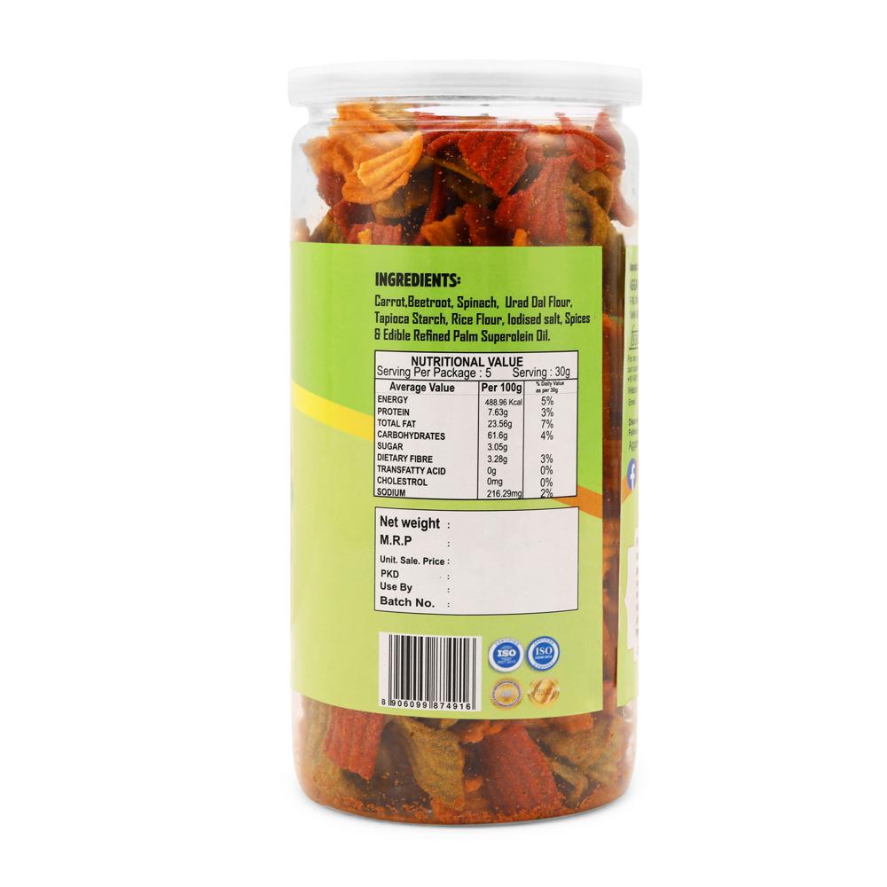 Mix vegetable Chilly Tomato chips