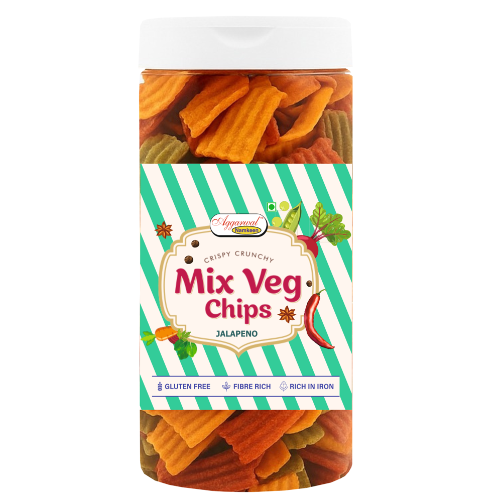 Mix Vegetable Jalapeno Chips - Feature: No Artificial Colors Or Flavors