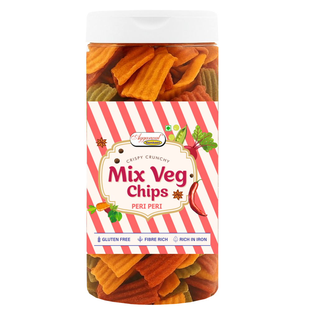 Mix Vegetable Peri Peri Chips - Feature: No Artificial Colors Or Flavors