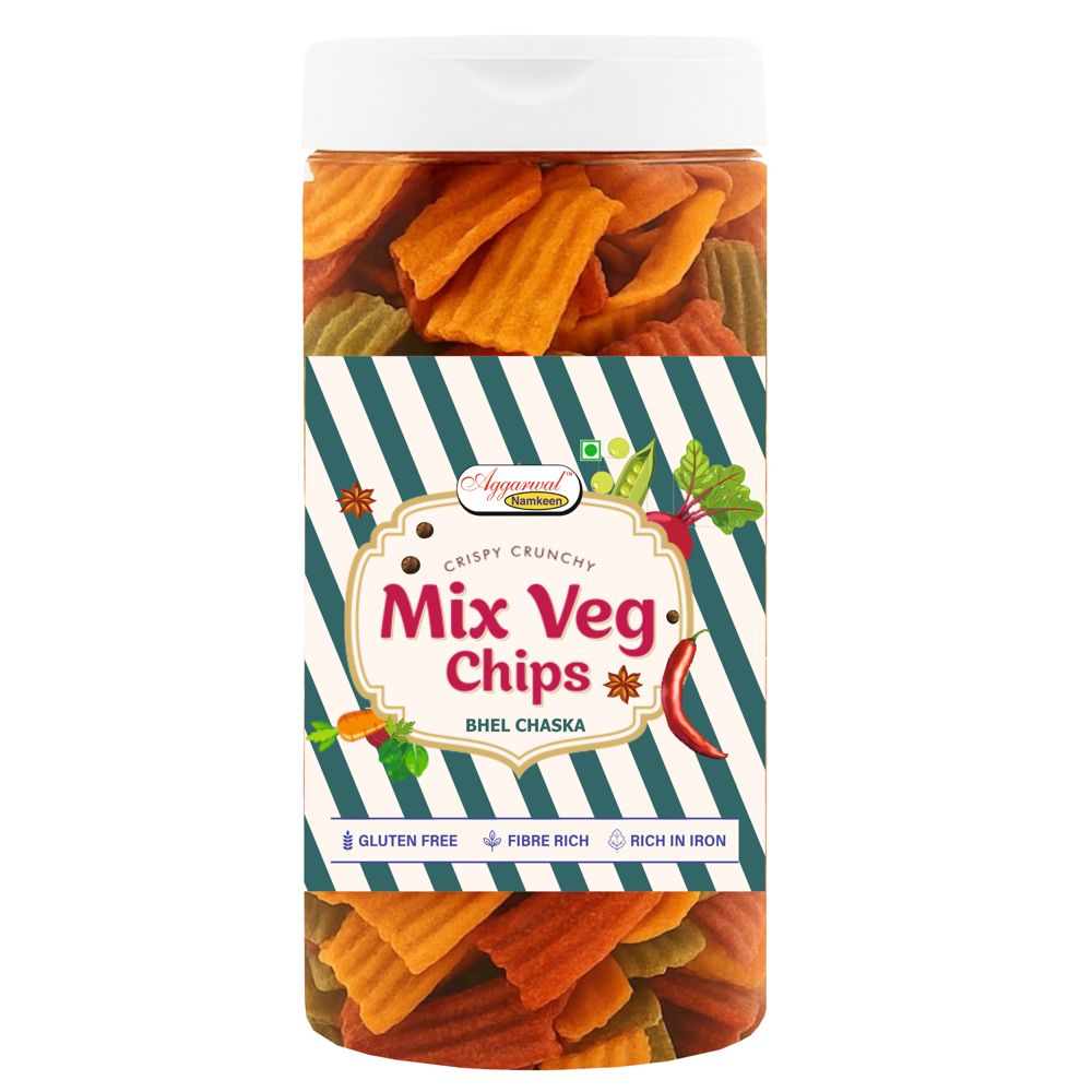 Mix Vegetable Bhel Chaska Chips - Feature: No Artificial Colors Or Flavors