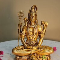 Aakrati Lord Shiva Statue Brass Metal Hand Crafted item for gift /Home/temple