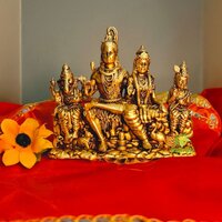 Aakrati Shiva Family Statue, Lord Shiva, Goddess Parvati,Ganesh,Shiv Family Statue, Shiva With Parvati,Hindu Gods