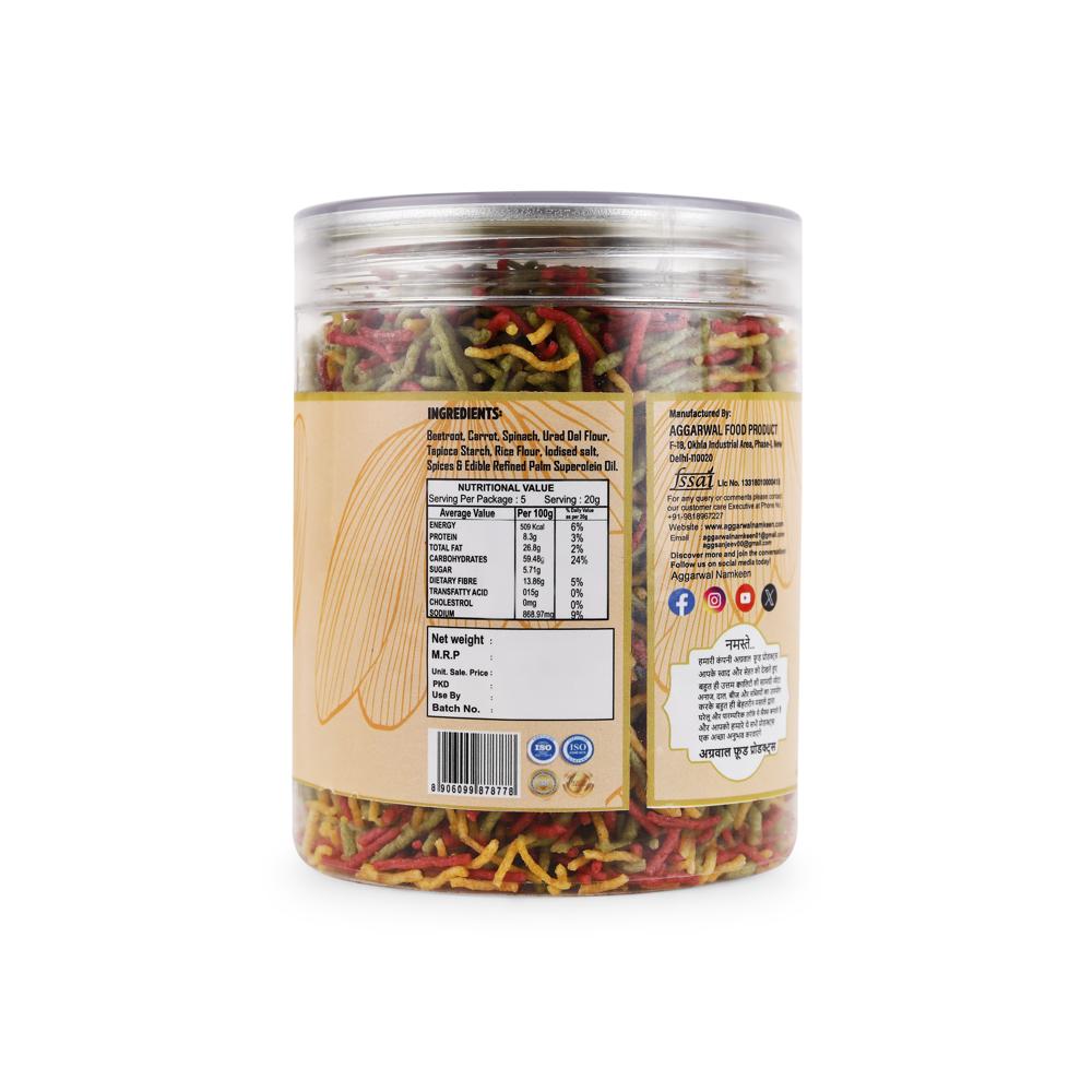 Mix Vegetable Salted Bhujiya - Feature: No Artificial Colors Or Flavors