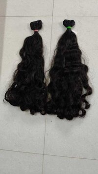 Human Hair - Color: Black