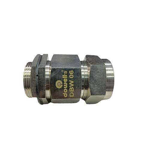 Double Compression Cable Gland - Shield Material: Brass