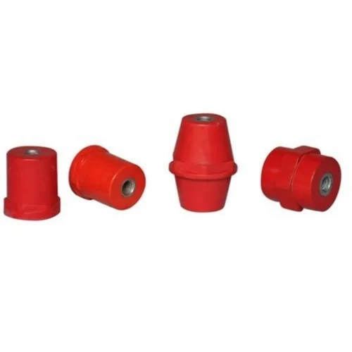 Hex Type Electronic Insulator - Color: Red