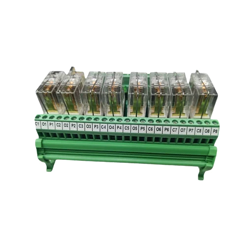 8 Channel Relay Card - Color: Green