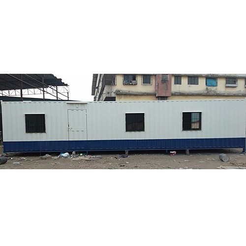 Rectangular Portable Cabin - Color: Blue