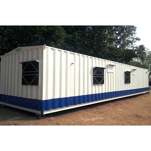 Rectangular Portable Cabin - Color: Blue