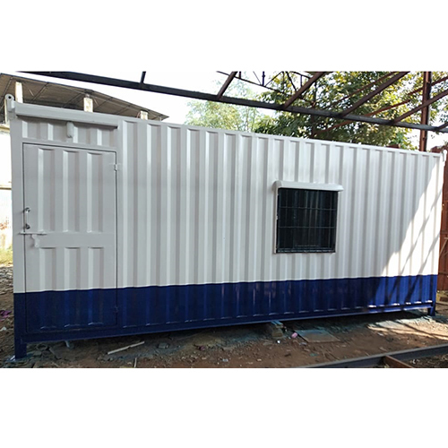Portable Office Cabin - Color: Blue