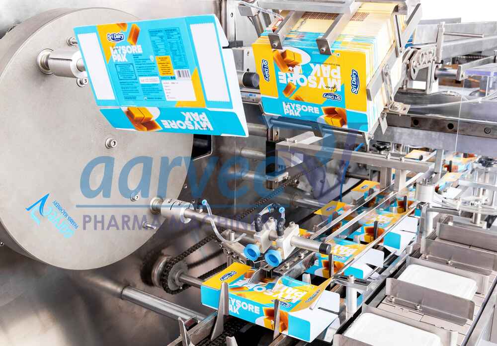 Sweet Box Cartoning Machine - Application: Pharmaceuticals