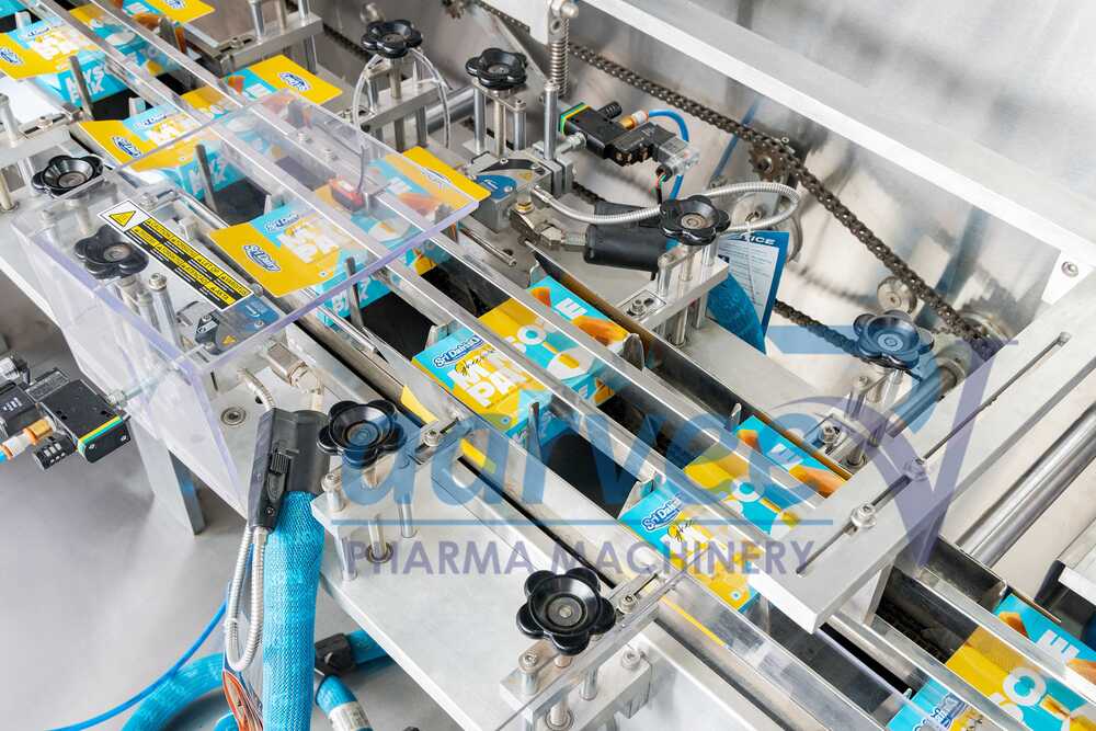 Sweet Box Cartoning Machine - Application: Pharmaceuticals