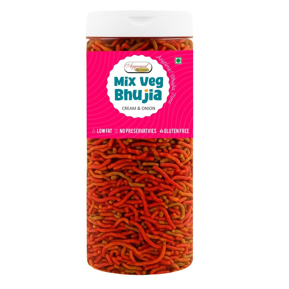 Mix Vegetable Cream / Onion Bhujiya - Feature: No Artificial Colors Or Flavors