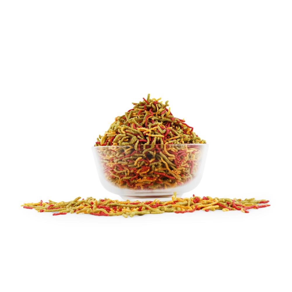 Mix Vegetable Cheese / Herbs Bhujiya - Feature: No Artificial Colors Or Flavors