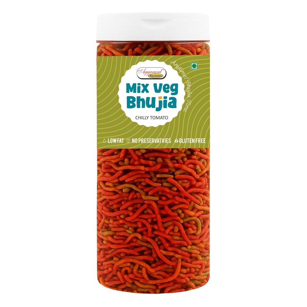 Mix Vegetable Chilly Tomato Bhujiya - Feature: No Artificial Colors Or Flavors