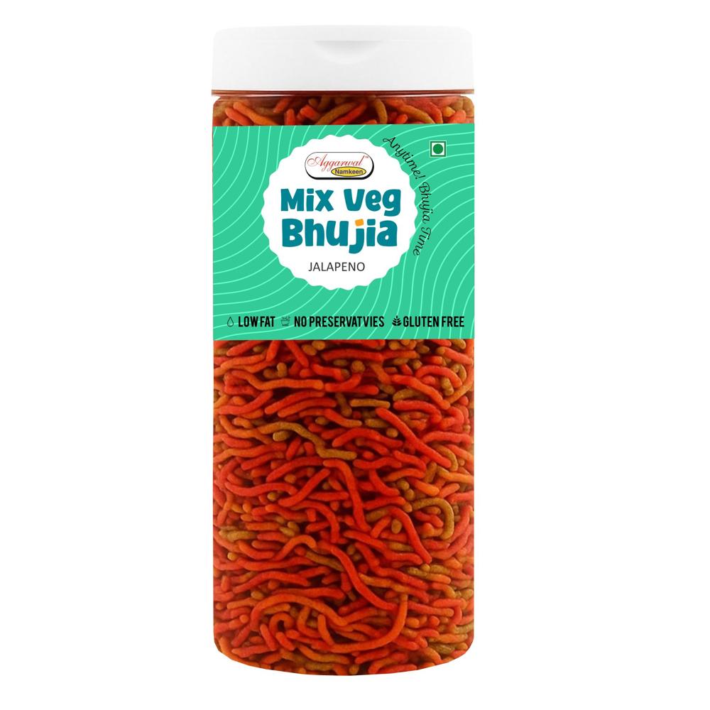 Mix Vegetable Jalapeno Bhujiya - Feature: No Artificial Colors Or Flavors