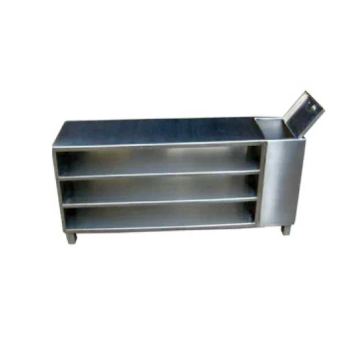 SS Cross Over Bench Shoe Rack