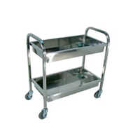Stainless Steel Lab Trolley