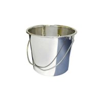 Stainless Steel Plain Bucket - Capacity: 8 Ltr
