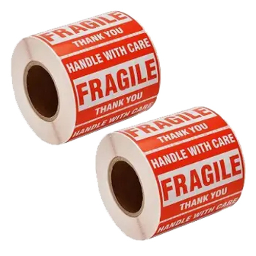 Fragile Printed Stickers