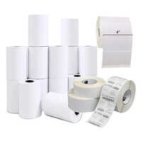 Plain Sticker Roll - Color: White