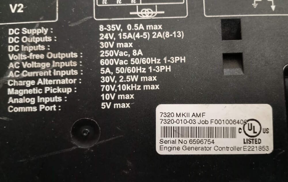 DSE 7320-MKII AMF HMI