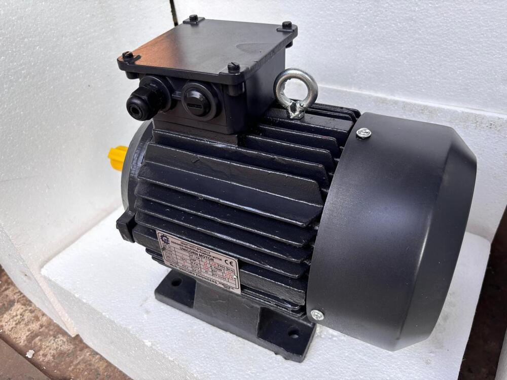 Electric Motor Body Casting - Color: Blue