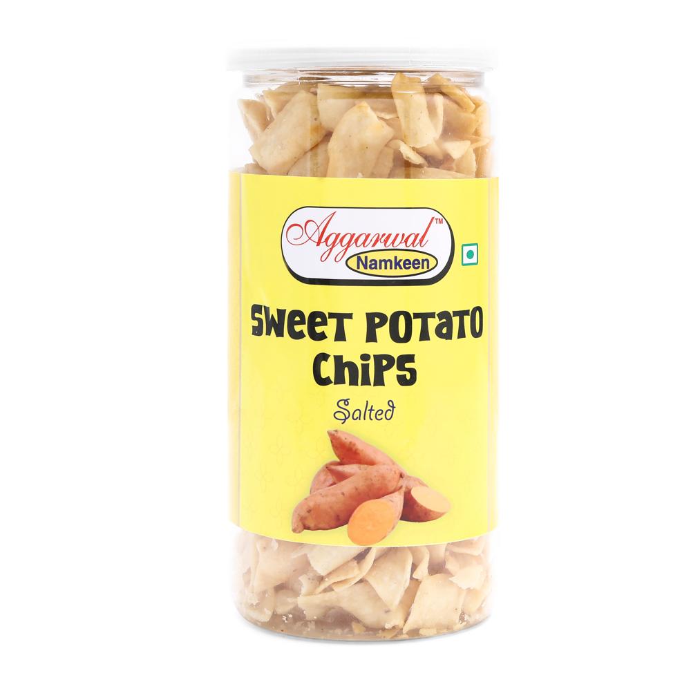 Sweet Potato Salted Chips - Feature: Healthy Snacks