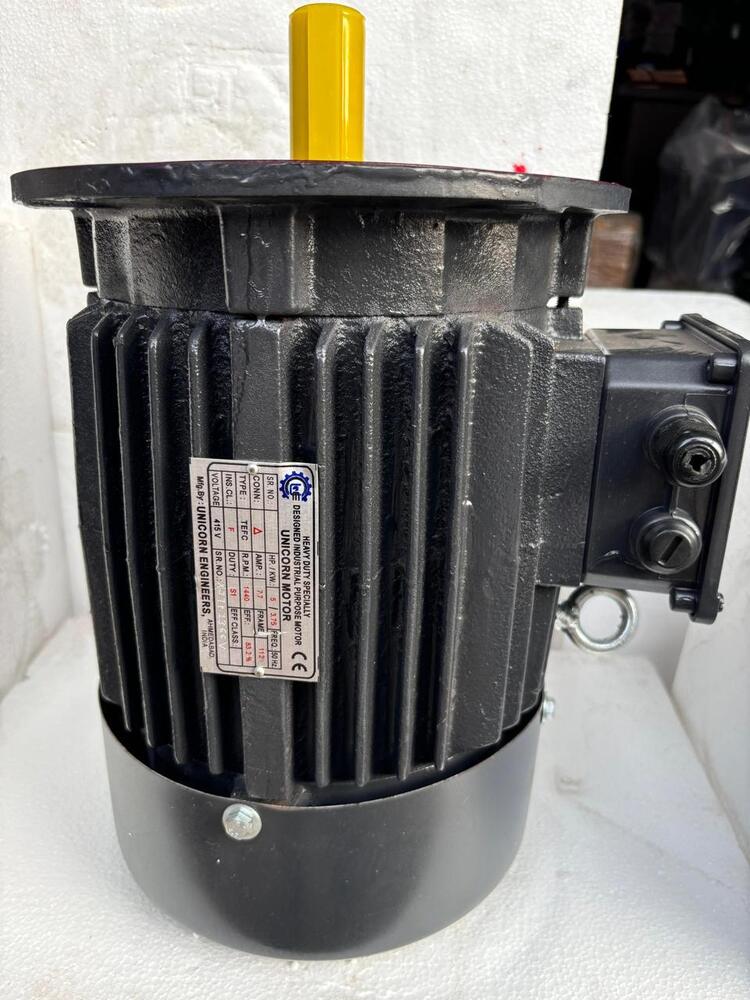 Three Phase Crane Electric Motor - Color: Black