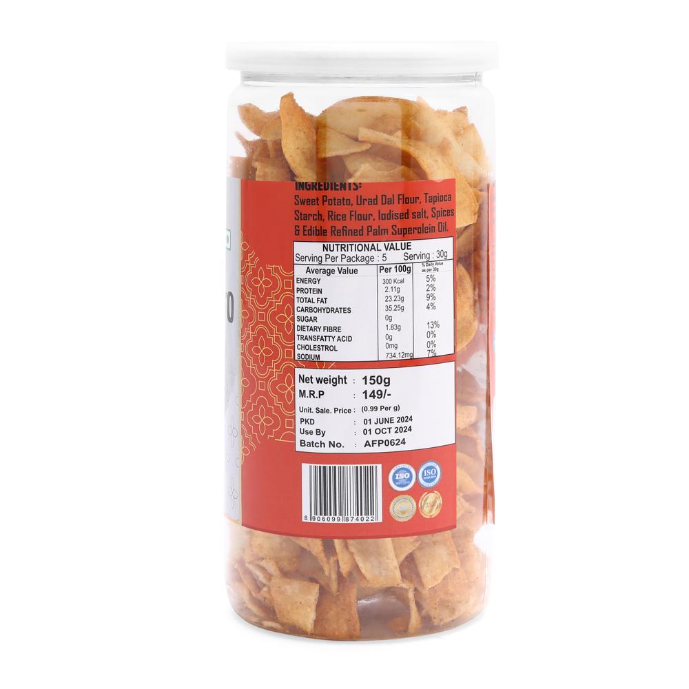 Sweet potato Masala chips