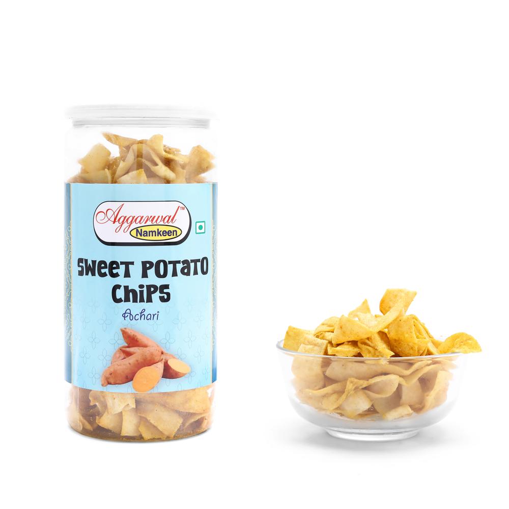 Sweet Potato Achari Chips - Feature: No Artificial Colors Or Flavors