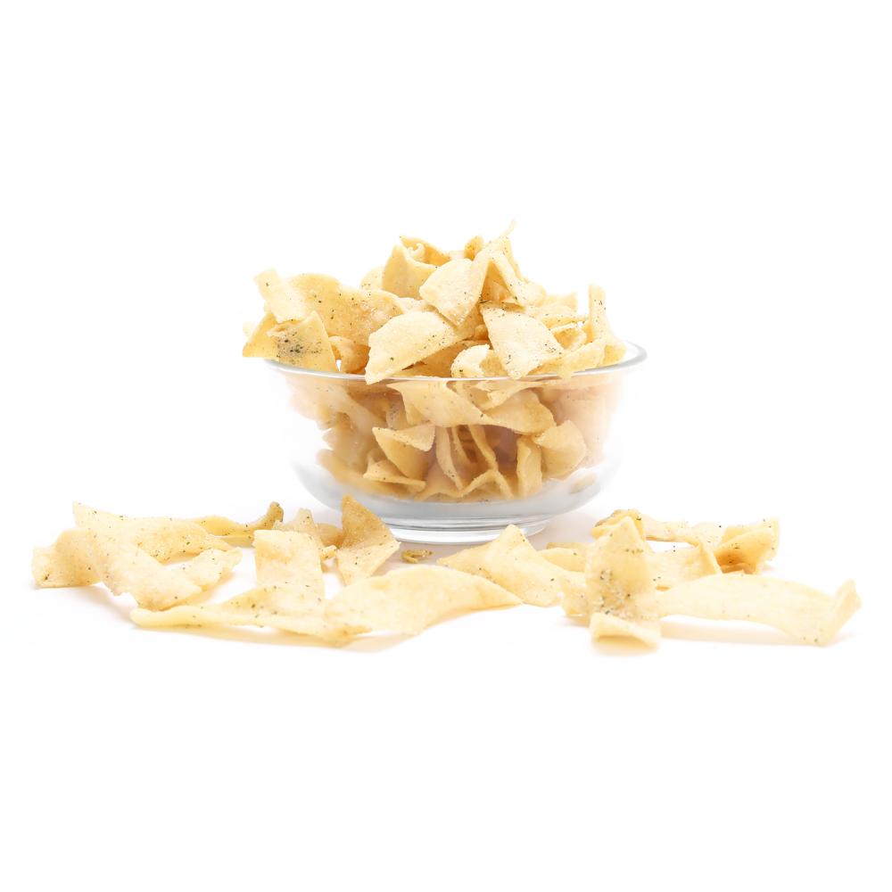 Sweet potato Cream / Onion chips