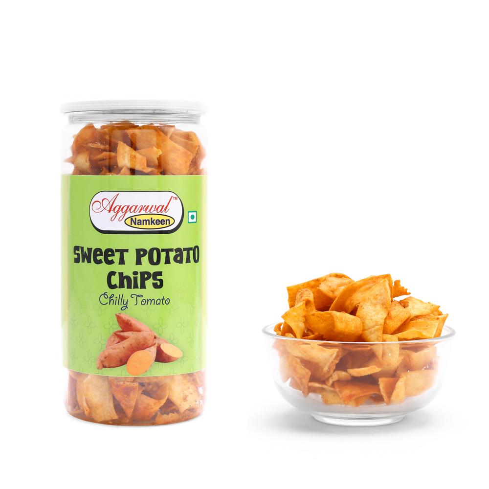 Sweet Potato Chilly Tomato Chips - Feature: No Artificial Colors Or Flavors