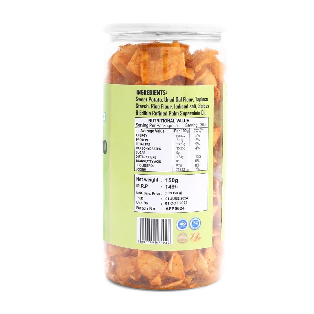 Sweet Potato Chilly Tomato Chips - Feature: No Artificial Colors Or Flavors