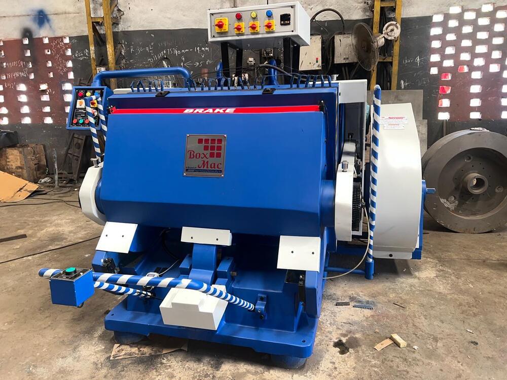 Boxmac Heavy Duty Die Cutting And Creasing Machine - Color: Blue