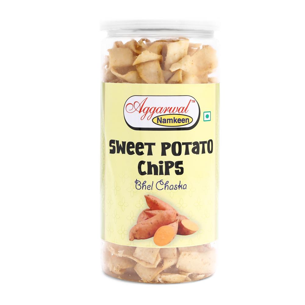 Sweet potato Bhel Chaska chips